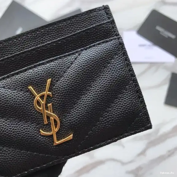YSL MATELASSÉ CASSANDRE CASE CARD 0529